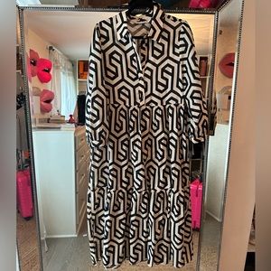 Zara Geometric Print Dress Size XL
